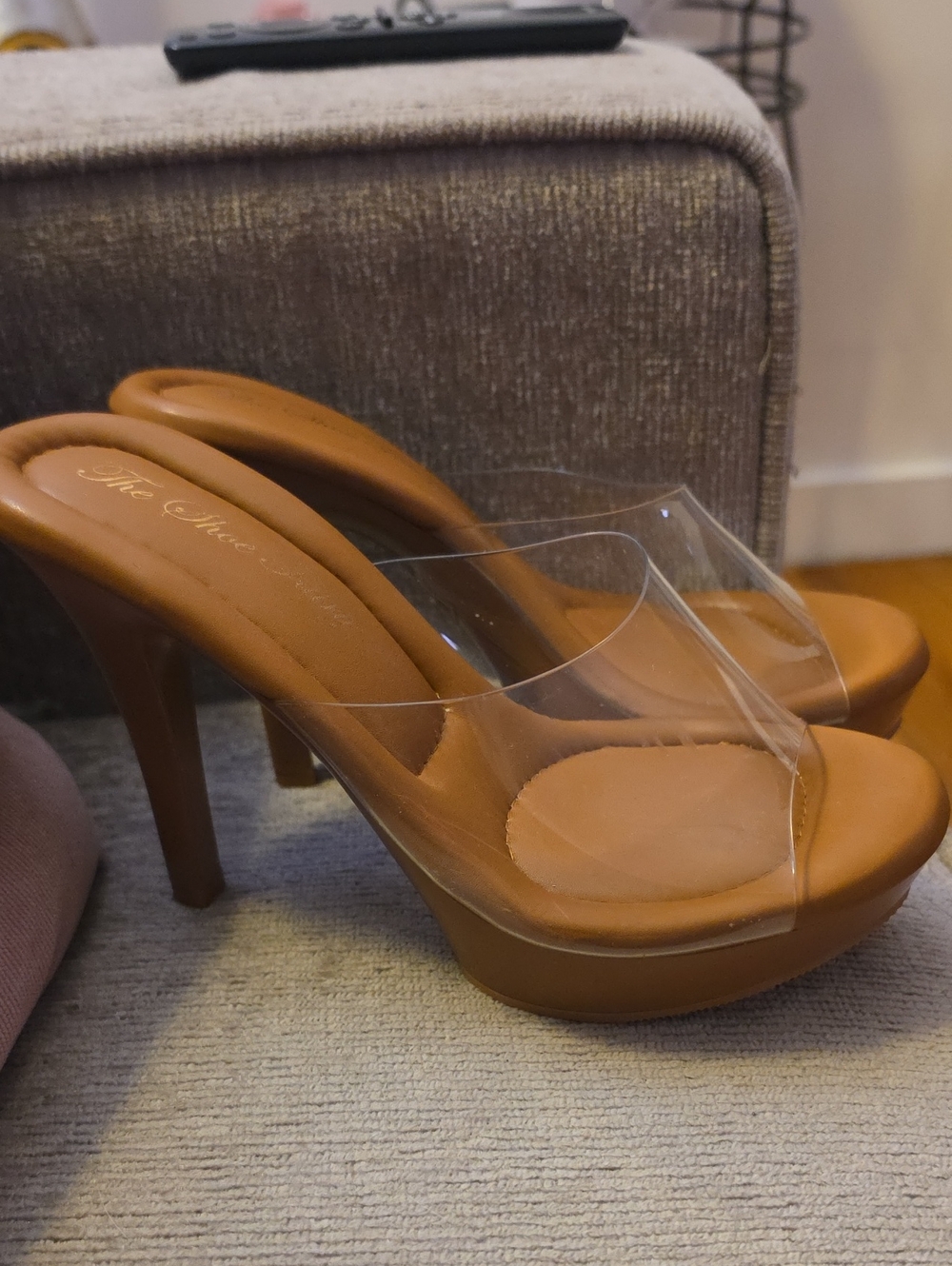 The Shoe Fairy Nude (Caramel) Pumps Size: 6